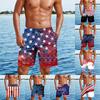Мужские повседневные модные шорты с принтом в честь Дня независимости, мужские свободные дышащие шорты с принтом