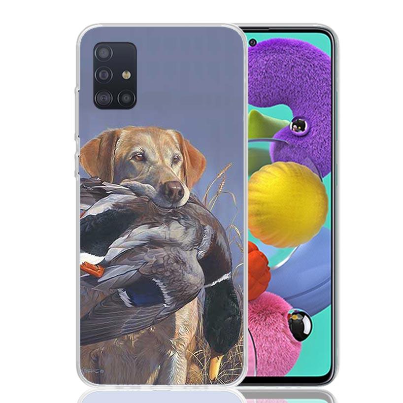 Hunter Dog Hunting Phone Case for Samsung Galaxy A52 A51 A50S A12 A22 A32 A72 A10S A30S A31 A71 Note 20 Ultra 10 Plus S10 Galaxy