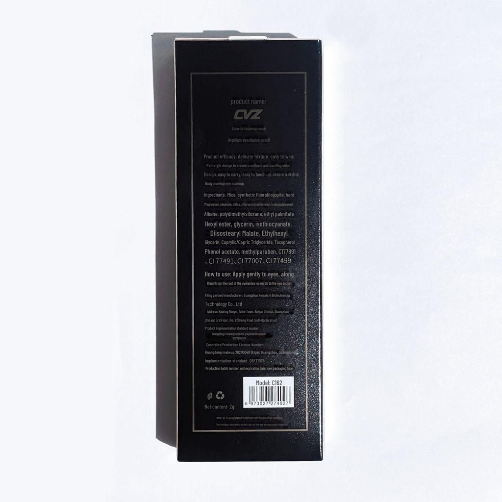 CVZ Lazy Eye Highlight Eyeshadow Stick - No Smudge, High Gloss Cream Cosmetics