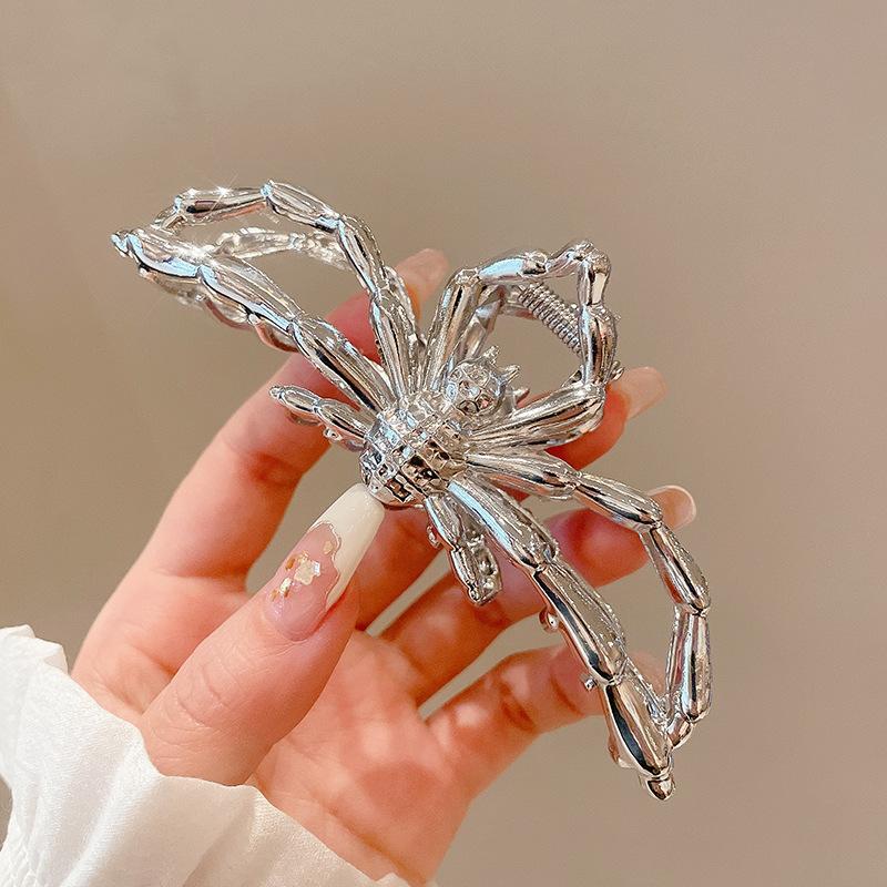 Металлический скелет в стиле панк, заколки для волос в виде когтей, винтажные зажимы в виде акулы, аксессуары для Хэллоуина, заколки для волос в виде краба, ювелирные изделия, заколки, подарки