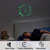 Creative Frameless Wall Clock Wall Mechanism Wall Decoration Night light Arrows Decal DIY Digital Wall Clock Living Room Office