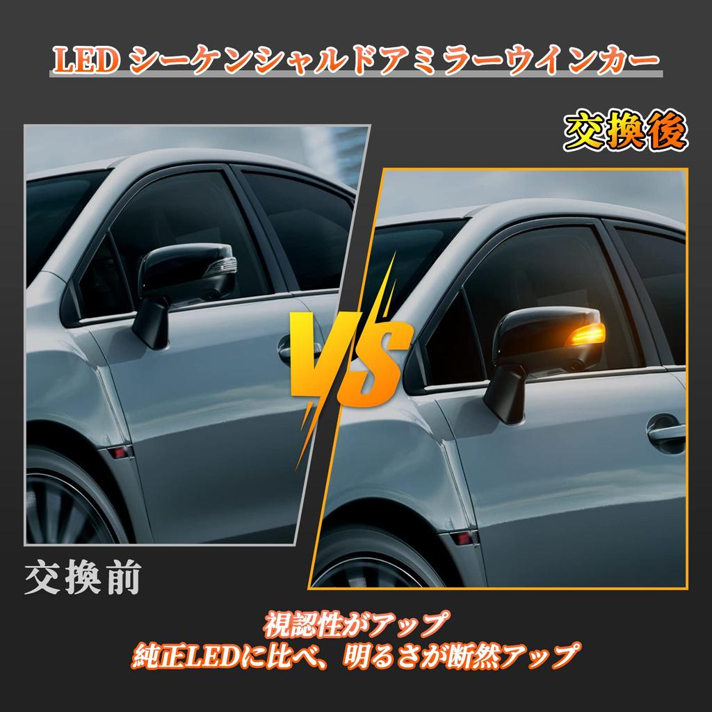 POPMOTORZ Subaru WRX S4 STI VAG/VAB Type Levorg VM Type Door Side Mirror Flowing