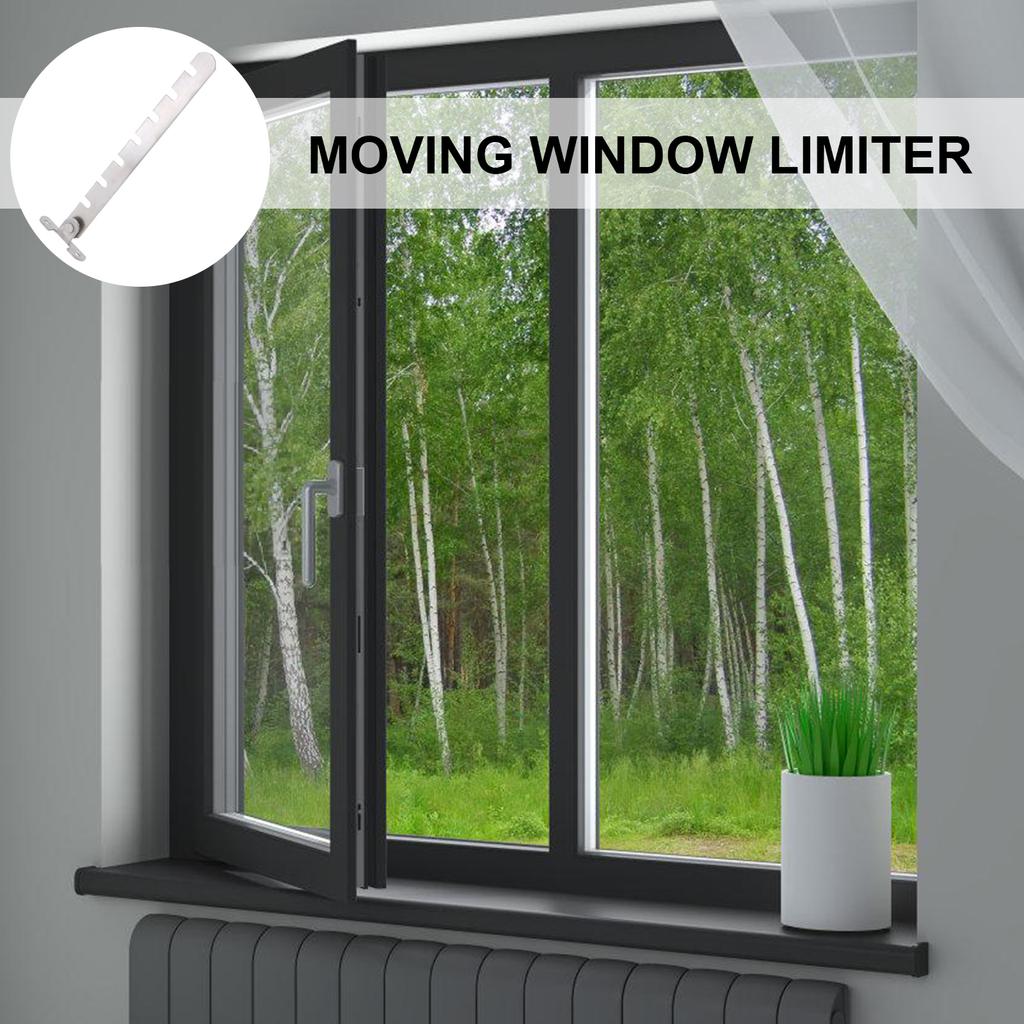 2 шт. Регулируемые оконные предохранители из нержавеющей стали, ограничитель открывания окна с контролем наклона для регулировки открывания окна