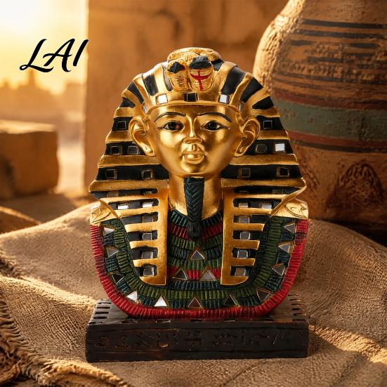 Resin Craft Home Decor Egyptian Sphinx Statue Ornament Retro Ancient Figurine Classic Sophisticated Art Artistic Sculpture Miniatures Office