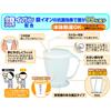 Yebisu Easy-to-drink, spill-resistant cup with straw