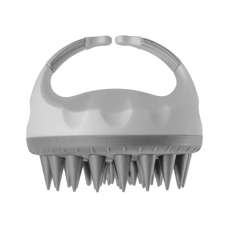 Массажер для кожи головы Шампунь Щетка для мытья волос Щетка для кожи головы Мягкий силиконовый массажер для кожи головы Расческа для волос Для удаления перхоти Щетка для шампуня