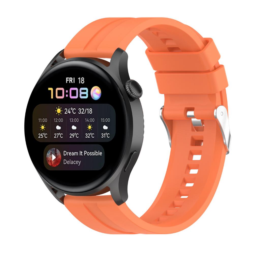 Универсальный 22 мм силиконовый ремешок для часов для Huawei Watch GT GT2 GT3 GT4 GT5 Pro 46 мм, умный браслет для Polar Grit X / Vantage M