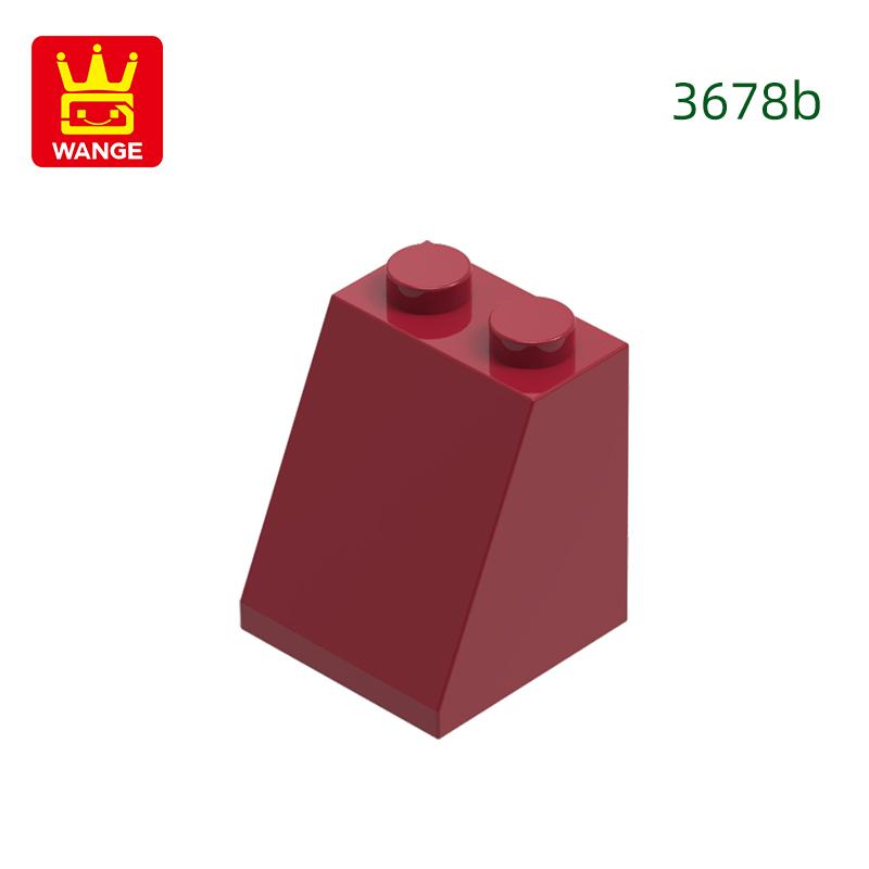 53 шт./лот 3678 Черепица 2x2x2 точки 65 градусов Блок Аксессуары Hue для Моделирования Совместимые с Кирпичиками DIY Игрушка для Детей Сборка
