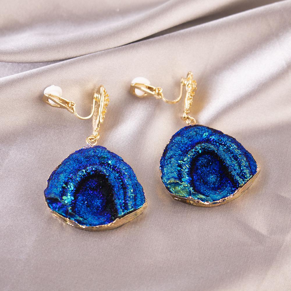 Универсальные легкие роскошные клипсы для ушей без проколов, повседневные высококачественные треугольные клипсы для ушей, универсальные женские серьги