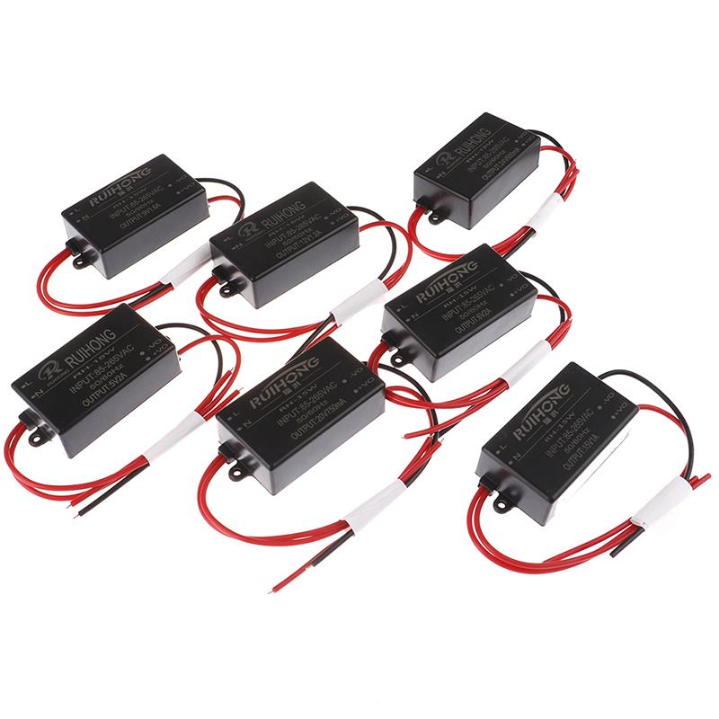 Преобразователь переменного тока в постоянный ток 220 В в постоянный ток 5 В, 6 В, 9 В, 12 В, 15 В, 20 В, 24 В, модуль импульсного источника питания