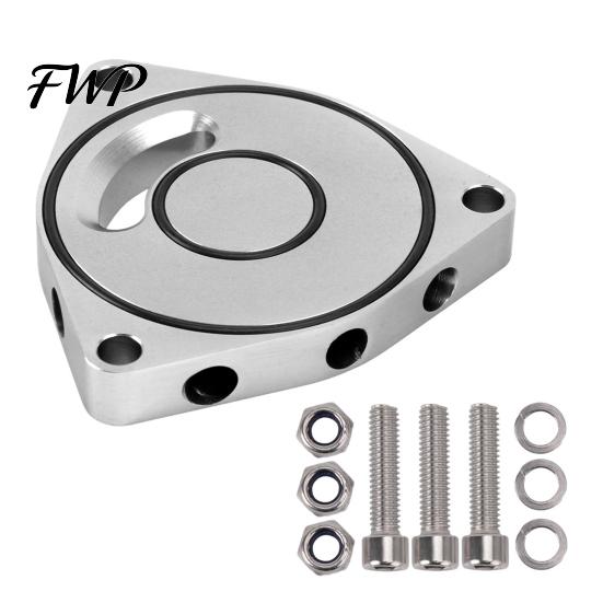 Turbocharger Air Leakage Fix Gasket Turbo BOV Plate for Honda Civic 2015-2021 1.5T, CNC Aluminum Alloy Blow Off Valve Replacement, Exhaust Seal Parts