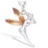 [D4071] - Silver Pendant 'Tinkerbell' Champagne Silver (rhodium Plated) - 20x27 Mm