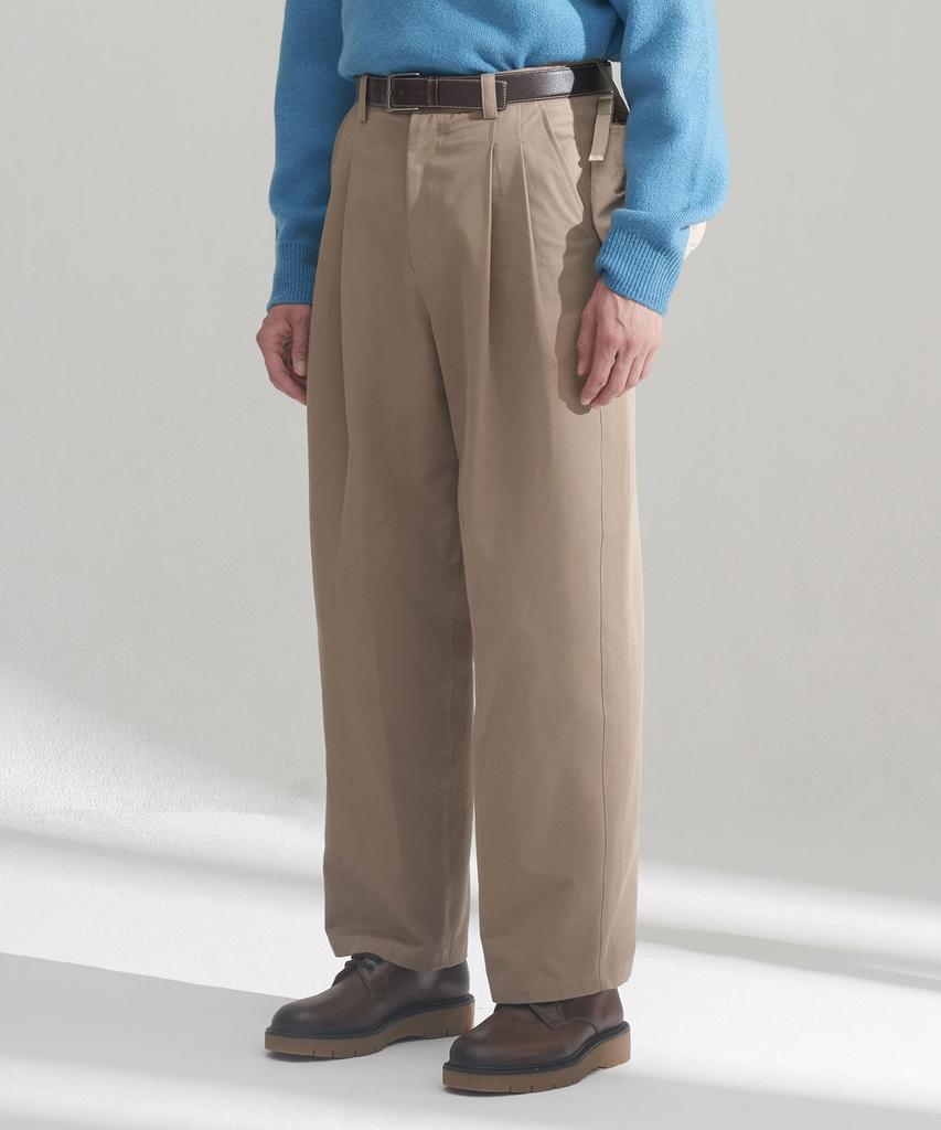 WMC Double-Pleat Balloon Chino Pants_Beige