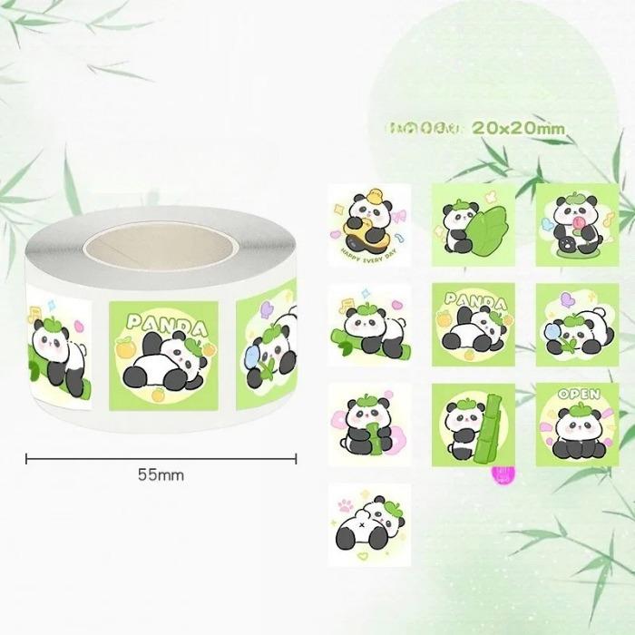 300 шт./рулон Кавайная Мультяшная Наклейка Черный Кот Наклейки для Запечатывания Пузырчатых Конвертов Декоративные Наклейки Веселые Милые Канцелярские Товары Наклейки для DIY для Детей