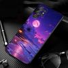 Чехол для телефона Samsung Galaxy S25 S24 S23 S22 S21 Ultra S24 S23 S22 S21 S25 Plus S24 S20 FE Пейзаж Лунный пляж