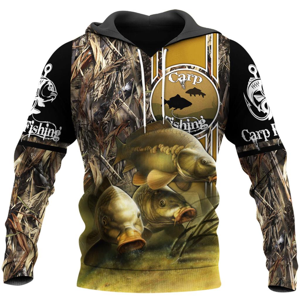 Animal Fisher Marlin Sweatshirts Fishing Camo Hoodies For Fashion Streetwear Harajuku Y2k 3D Print Pullovers