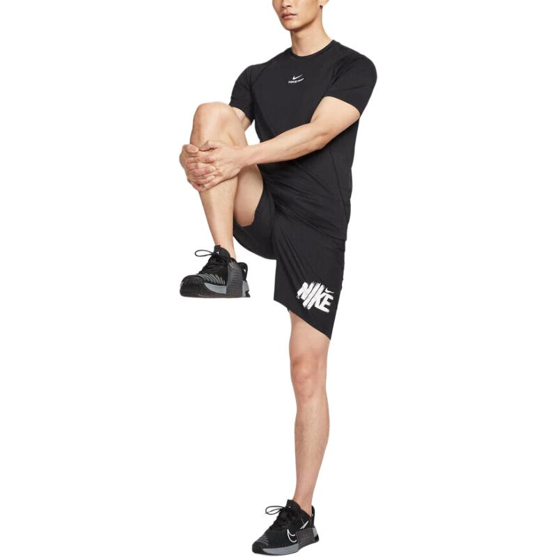 Nike Pro As Np Df Npt Ss Топ с круглым вырезом Модный Мягкий Универсальный Футболка с коротким рукавом Мужские топы HV0410010