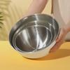 Premium Japanese-Style Stainless Steel Basin for Baking, Egg-Beating, and Cold Salads