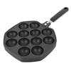 Takoyaki Pan 12 Molds Takoyaki Maker Skillet Aluminum Alloy Nonstick Grill Pan Cooking Plate for