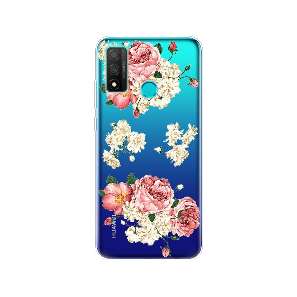 Чехол для Huawei P smart 2020, мягкий силиконовый чехол из ТПУ на заднюю панель телефона PSmart 2020 POT-LX1A, 6,21 дюйма, защитный чехол-бампер, чехол
