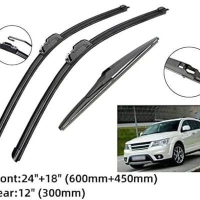 Подходит для Fiat Feiyue 24 дюйма + 18 дюймов + 12 дюймов передние и задние дворники