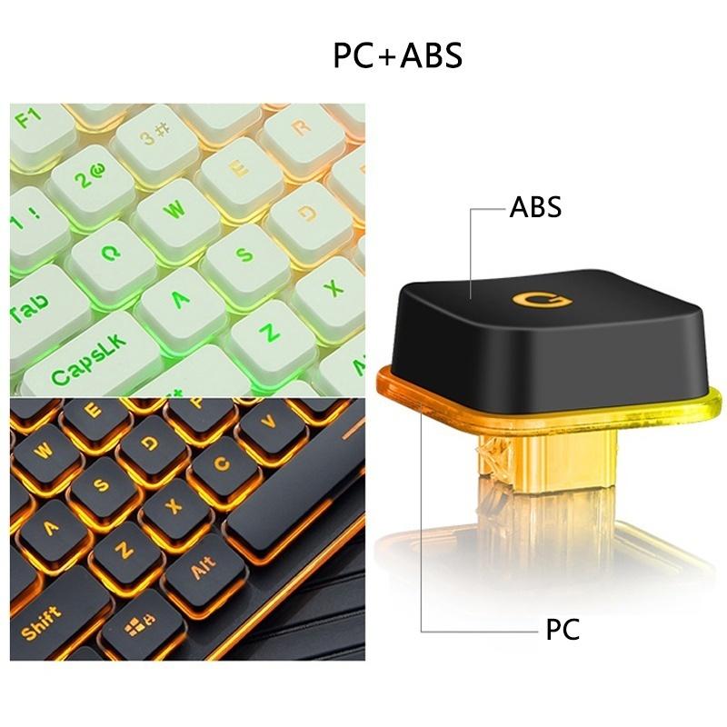 Игровая USB-клавиатура со светодиодной подсветкой, 104 клавиши, эргономичная клавиатура с подставкой для запястья, для ПК с ОС Windows, настольного компьютера и ноутбука