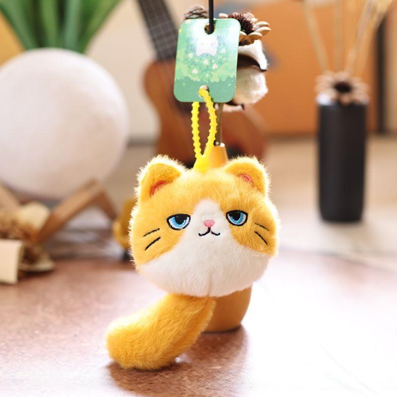 Plush Cat Keychain Toy With Super Soft Short Plush For Kids And Collectors