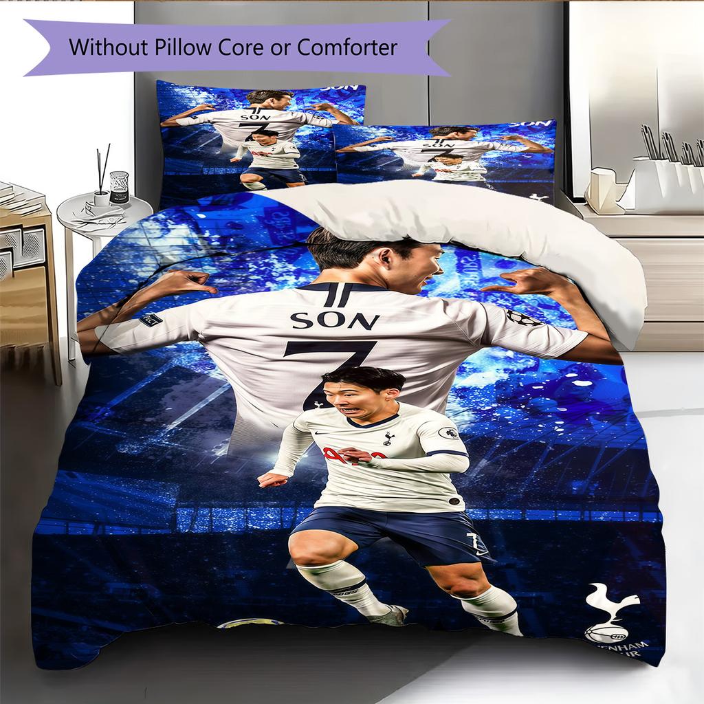 Spurs Bedding Quilt Set Quilt Cover Pillowcase Home Decoration Birthday Gift (1 * duvet cover + 2 * pillowcase, without core)