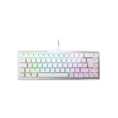 Игровая клавиатура ROCCAT Vulcan II Mini JP ISO Японская раскладка Проводная Оптическая Линейная Мини RGB Windows 7 или более поздняя версия Авторизованный дистрибьютор Белый/Белый (65%)