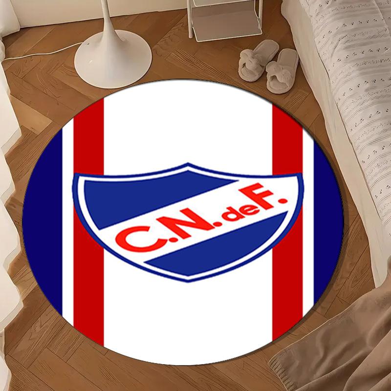 Montevideo Shield Emblem Round mat, Anti-slip Circle Carpet Chair rug For livingroom,Bedroom, doormat home decor Gift Christmas Gifts