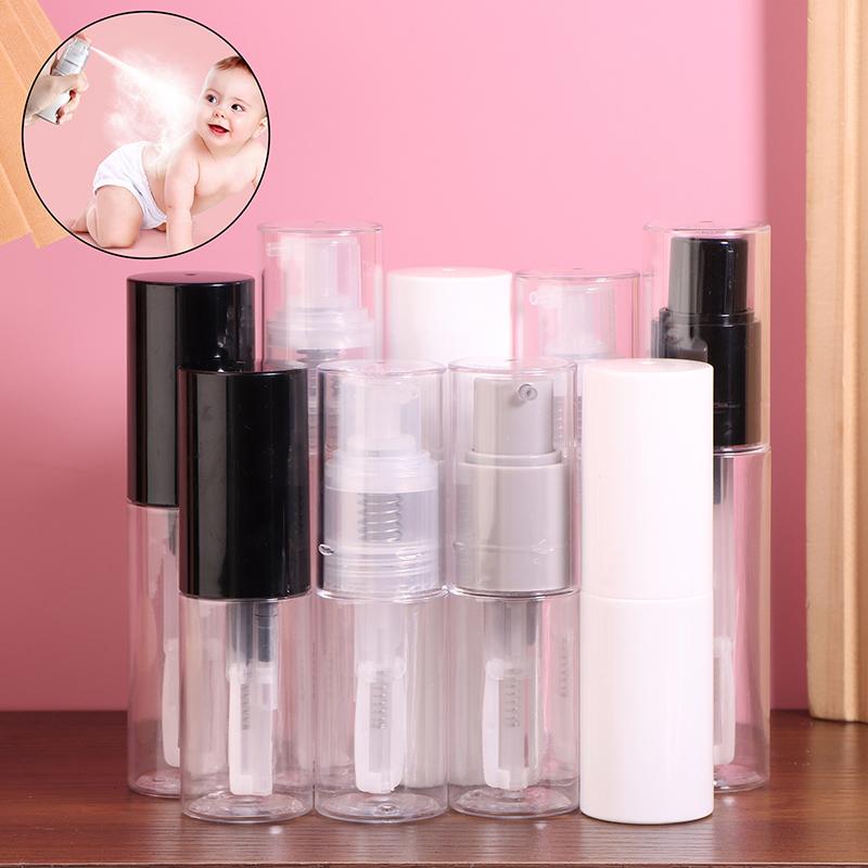 Многоразовые флаконы-распылители Дорожный прозрачный флакон для распыления пудры Диспенсер для детской присыпки Съемный Для путешествий Прозрачный пластик