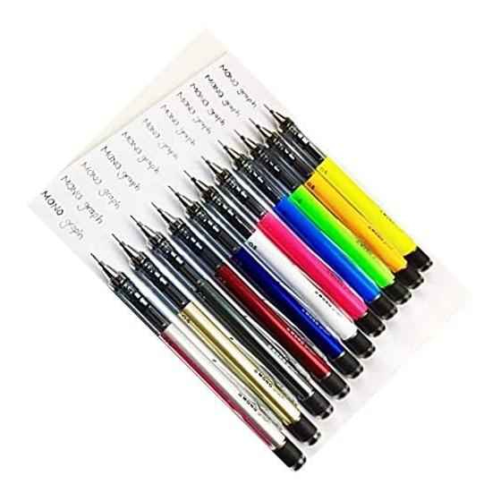 Механический карандаш Tombow Pencil Monograph 0.5 DPA-132B Черный со стирателем MONO, Flex-Knock, Clip-Knock и вращающимся ластиком
