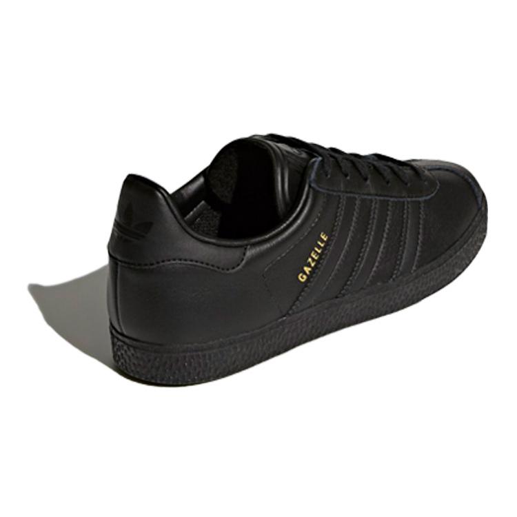 adidas Gazelle J 'Triple Black' (унисекс) Детские скейтбордические кроссовки Core Black / Core Black / Core Black BY9146