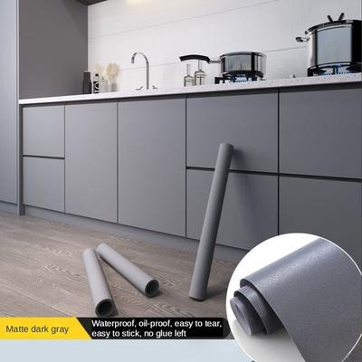 40см Самоклеящаяся Виниловая Мебель ПВХ Комнатное Украшение Съемные Наклейки на Стену Обои для Стен в Рулонах Сделай Сам Однотонные