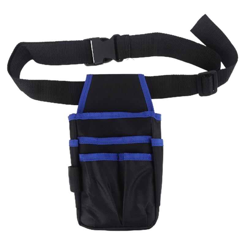 Профессиональный рабочий пояс Сумка-подсумок 600D Оксфордский материал 14 карманов для организации инструментов для строительства и ремонта