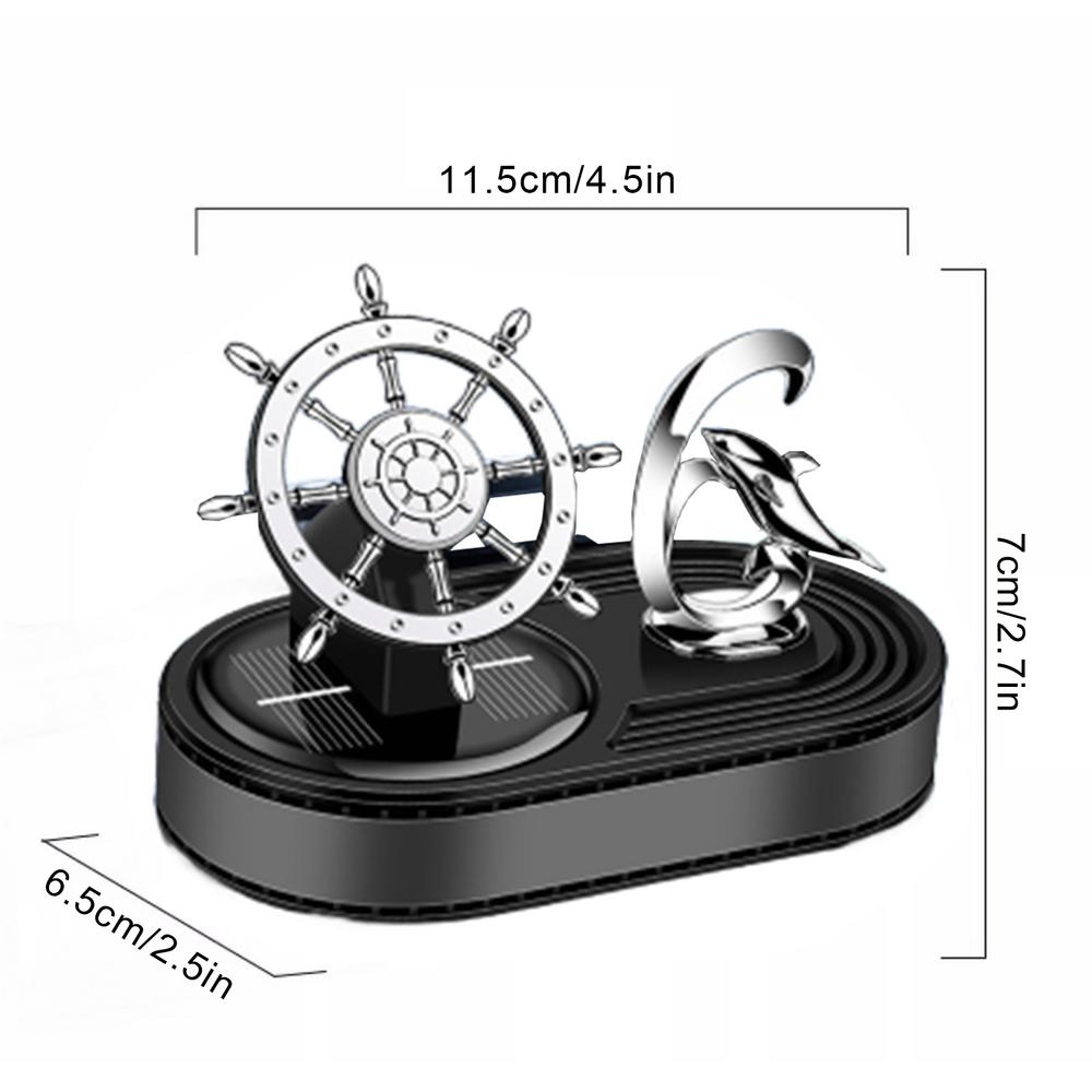 Автомобильный освежитель воздуха Car Scents Диффузор Solar Scents Для автомобиля Портативный автомобильный вращающийся освежитель воздуха на солнечной энергии Для автомобилей, домов на колесах, грузовиков