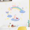 Радужный медведь Наклейки на стену, Самоклеящийся декор для детской комнаты, Спальни, Наклейки на стену