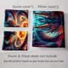 Fiery dragon motif. Bedding Duvet cover sets Duvet covers Pillowcases gifts (1 * Duvet Cover 2 * Pillowcases, without duvet insert)