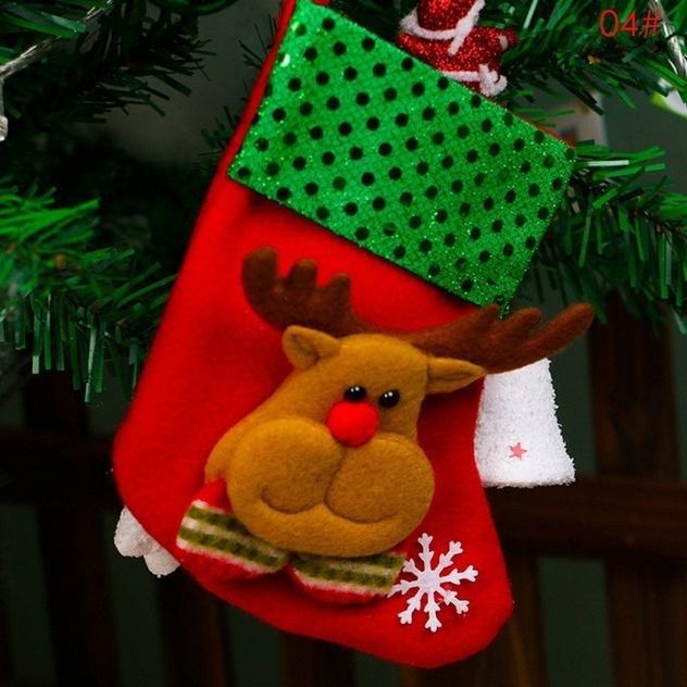 Рождественские носки Санта-Клауса милые украшения фестиваль вечеринка рождественская елка висячие украшения украшения декор