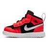 Jordan Air  1 Mid Alt Td Удобные Легкие Прочные Полувысокие Кроссовки для Ходьбы Детская Обувь Черный Красный AR6352-061
