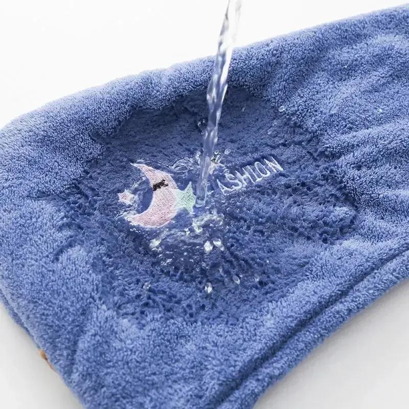 Soft & Absorbent Magic Microfiber Hair Drying Towel - Quick Dry Shower Cap Turban for Women & Girls Normal Hair Typer Amagi