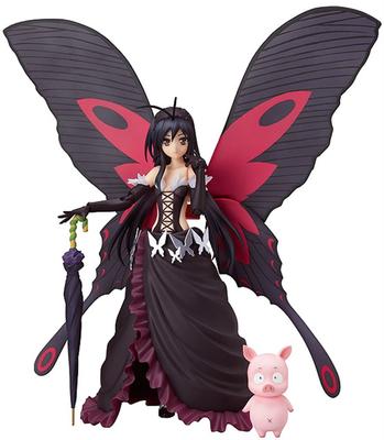 Figma Accel World Kuroyukihime School Avatar окрашенная подвижная версия. (Немасштабная фигурка из АБС и ПВХ)