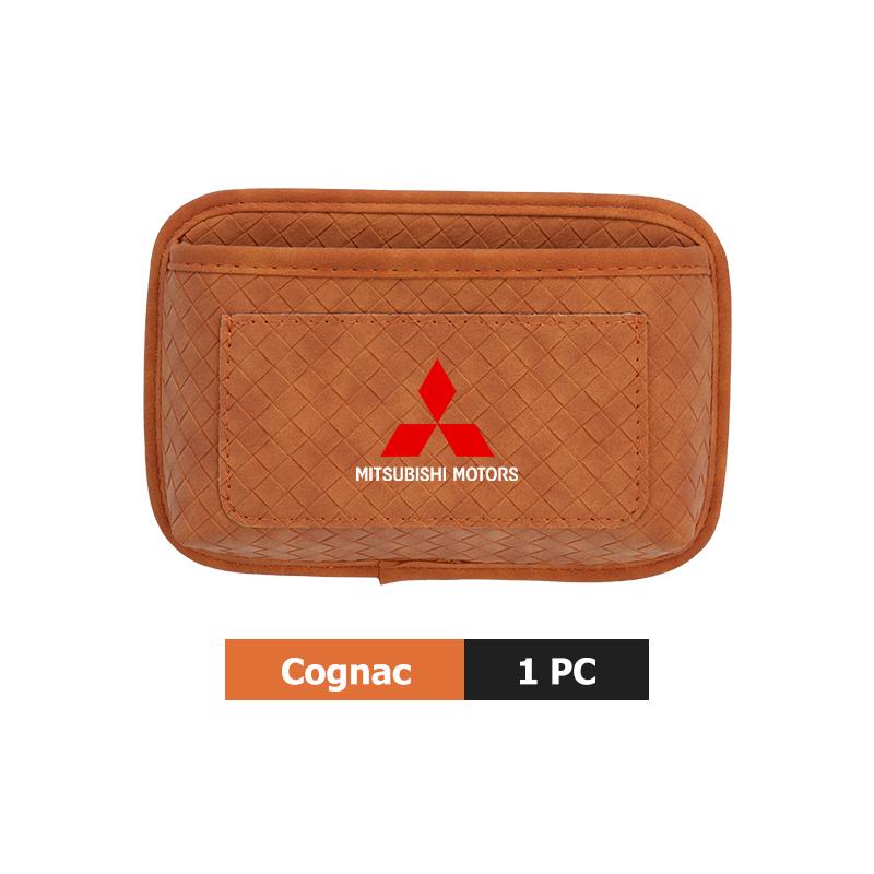 cxytvd1 Self Adhesive Car Storage Pocket Sticky Organizer Bag Seat Back Side Door Box For Mitsubishi Outlander Lancer L200 ASX Pajero