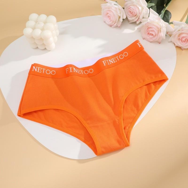 FINETOO Трусики из хлопка с высокой талией, эластичное нижнее белье с утягивающим эффектом и комфортным нижним бельем