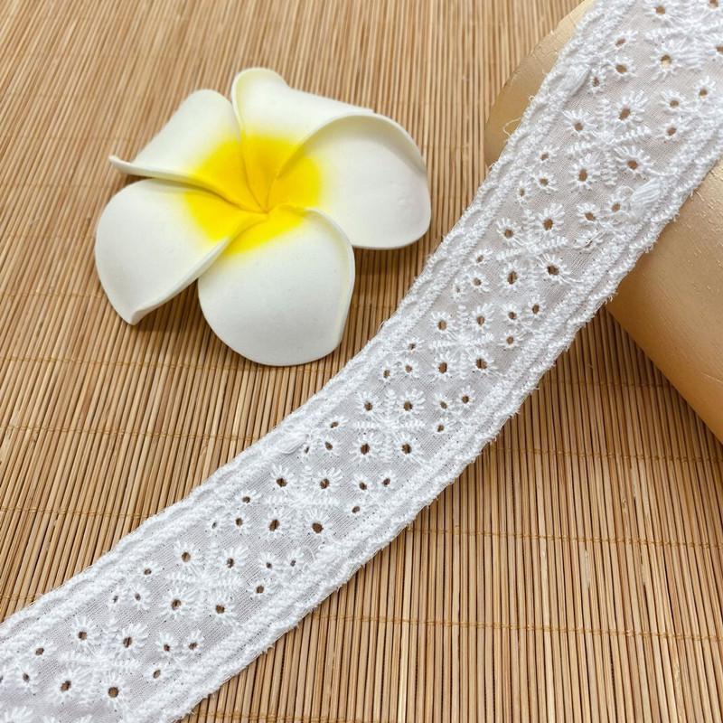 1 ярд Кружевная ткань с крестом Рукоделие DIY Вышитая женская одежда Юбка Нижнее белье Платье Швейная отделка Аксессуары