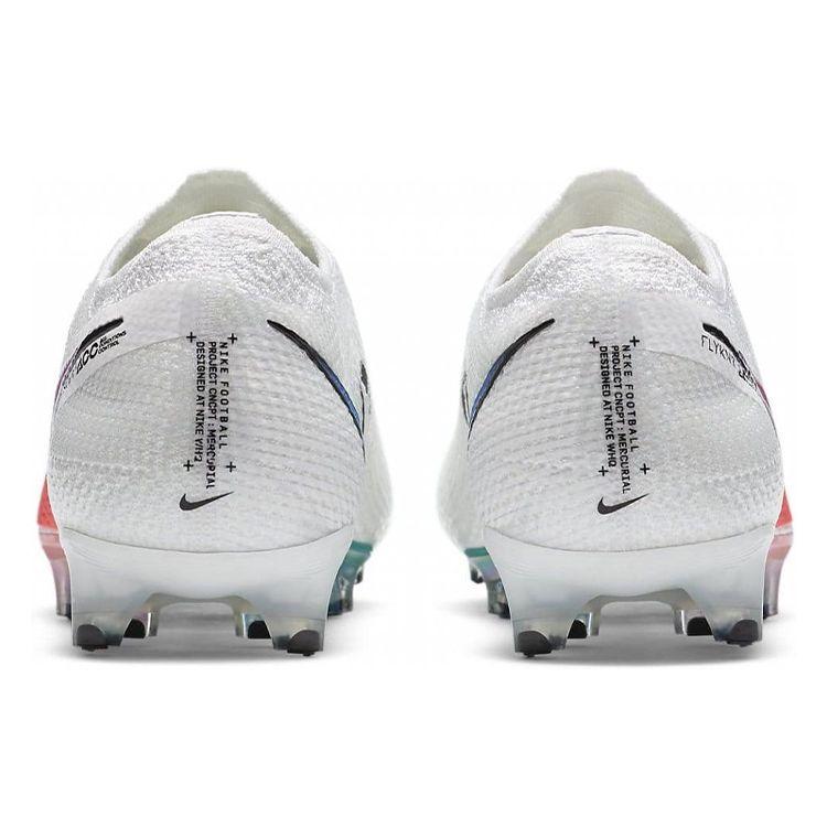 Nike Mercurial Vapor 13 Elite FG Hyper Jade Flash Crimson Мужские кроссовки белые AQ4176-163