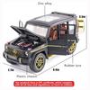 1/24 масштаб Benz G63 AMG модель автомобиля, игрушечный автомобиль из цинкового сплава со звуком и светом для детей, подарок для мальчиков и девочек