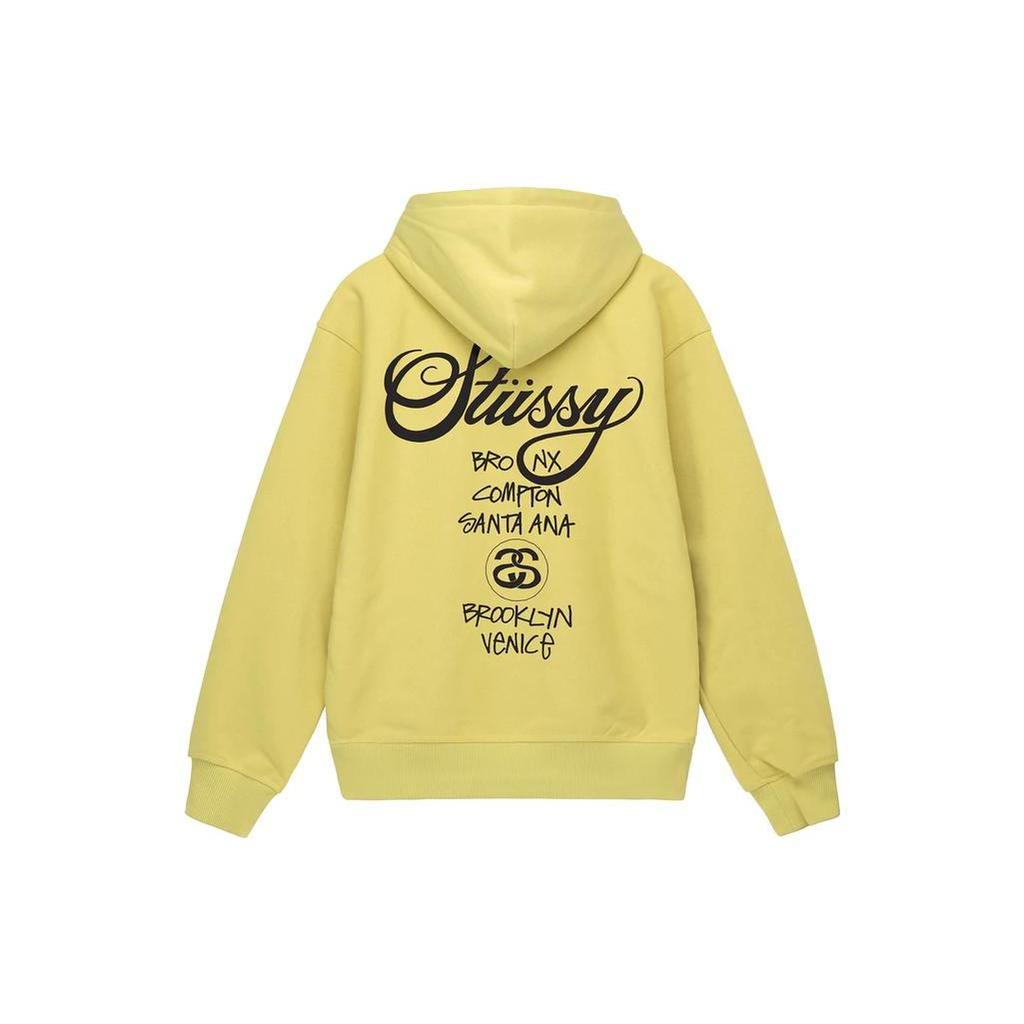 Stussy World Tour Zip Hoodie Navy 3973713