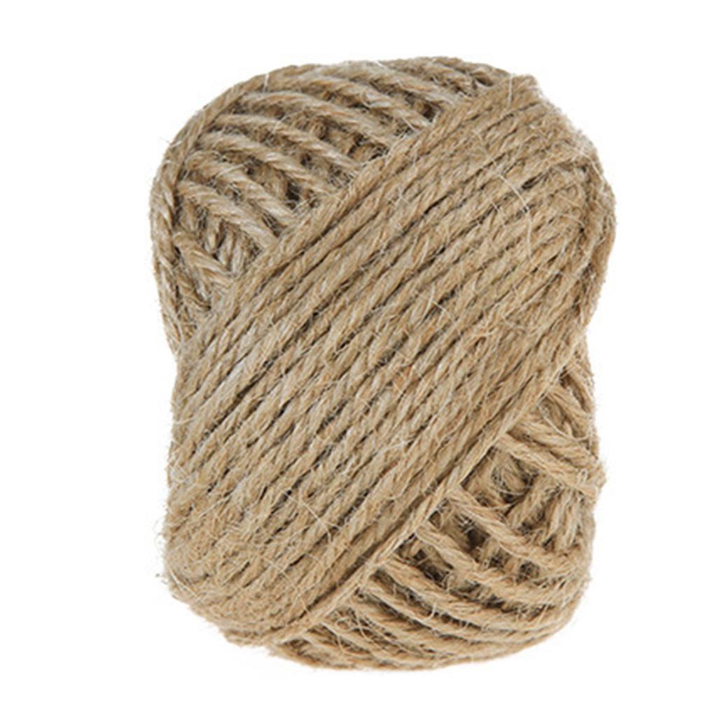 Jute String Rope Multifunctional Vintage Plant Fibre Twine String for Handcraft