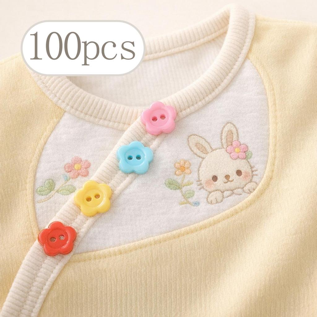 Plastic Sewing Button Bright Cartoon Craft Accessory Miniature Buttons Ornament Embellishments for Scrapbooking